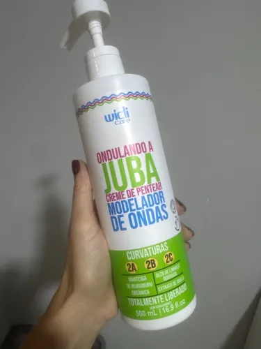Creme Juba para cabelos cacheados
