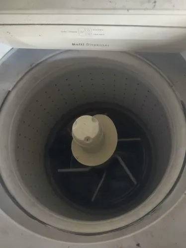 máquina de lavar com defeito 