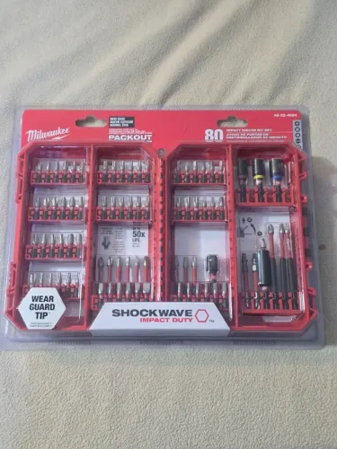 Milwaukee Kit Bit Shockwave C/ 80 Pçs