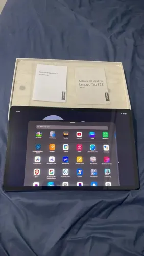Lenovo Tab P12 128GB Tela 12.7 3K - Completo e Impecável