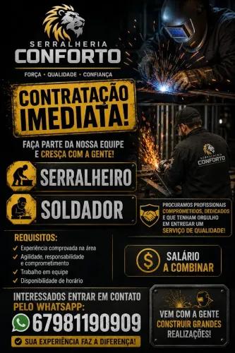 Contratação imediata