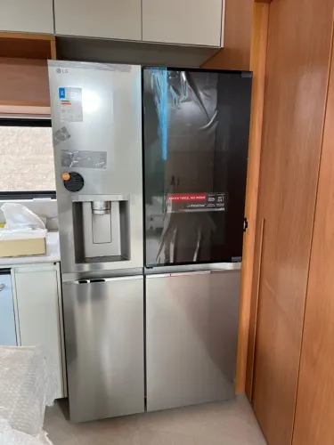 Geladeira/Refrigerador LG Smart Frost Free Side by Side Inox Look 628L GC-X267GL5P Bivolt