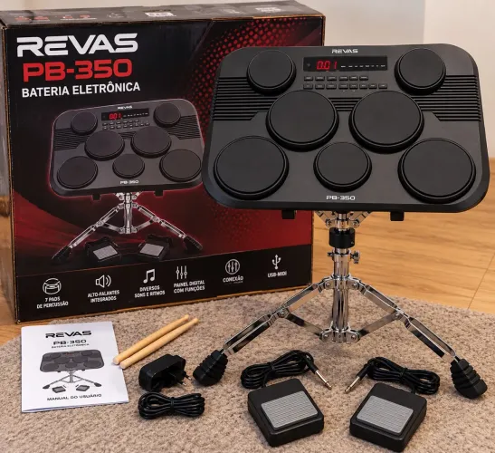 BATERIA ELETRÔNICA Roland REVAS PB-350
