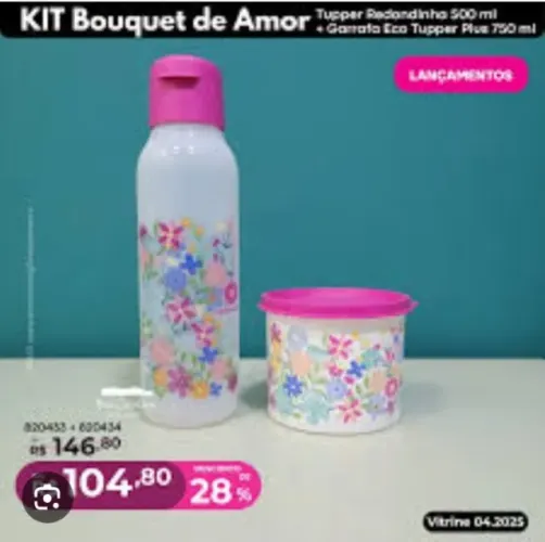 Kit garrafa 750 redondinha 500ml