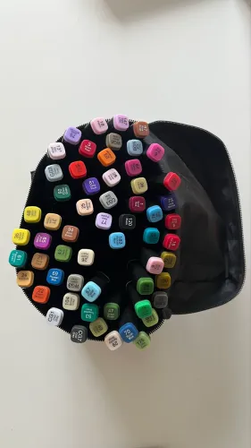 Canetas marcadoras de colorir, kit 60 peças