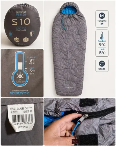 Saco de Dormir Quechua S10 ? Tamanho M 
