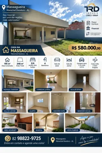 Casa à Venda na Massagueira