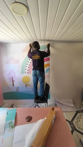 Aplicador de papel de parede