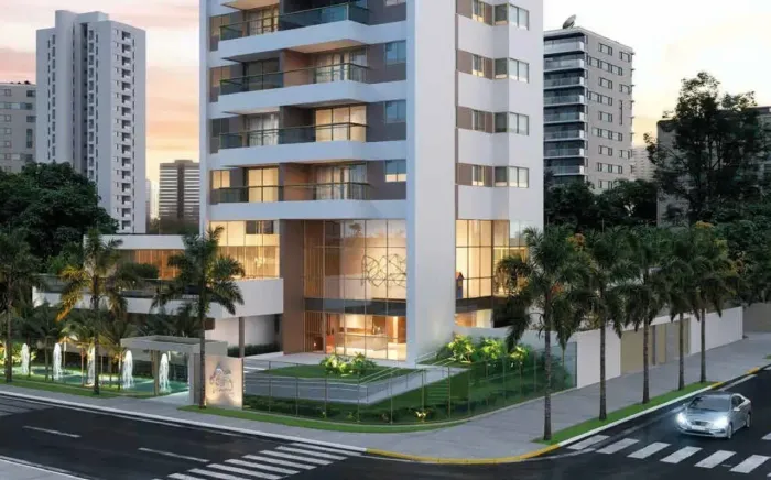 Candeias, Jaboatão dos Guararapes  Apartamento 96 m², 3 quartos, piscina e quadra poliespo