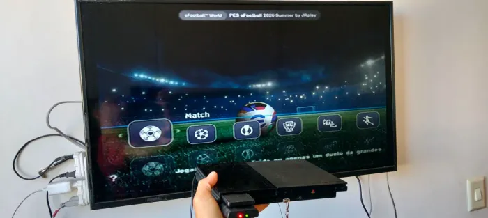 PS2 slim funcionando blz