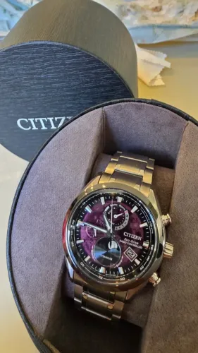 Relógio Citizen Eco-Drive Tsuki-Yomi A-T Super Titanium