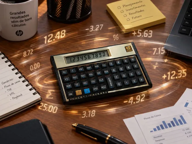 Calculadora financeira HP 12C Gold