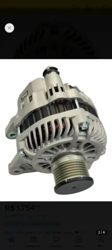 Alternador nissan tiida 