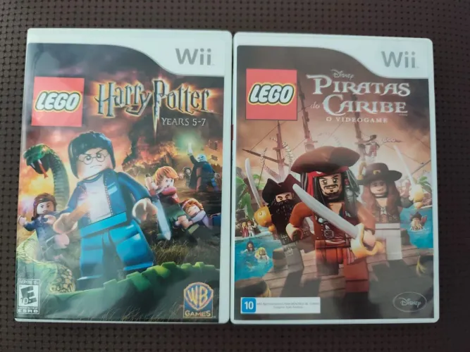 Lego Haeey Potter + Lego Piratas Caribe originais Wii