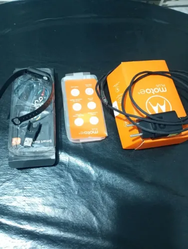 Motorola E6 Plus 64GB azul vai brinde smartband
