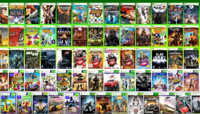 Jogos de Xbox 360 com gta5 e 4 junto tem mais de 40 ou 50 jogos