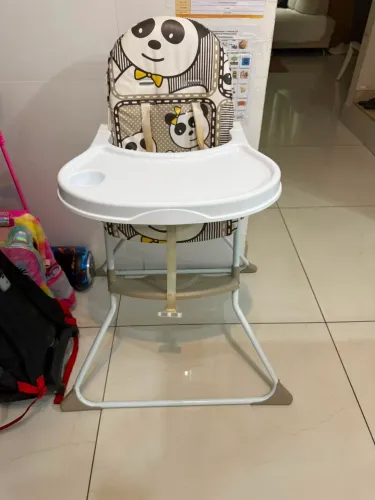 Galzerano Cadeira Alta De Bebe Para Alimentação Refeição Até 23 Kg Nick Panda