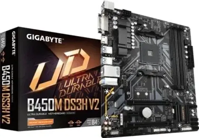 PLACA MÃE GIGABYTE AMD B450M DS3H V2