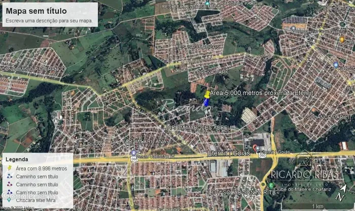 Terreno à venda 5000M², Chácaras Buritis, Goiânia - GO