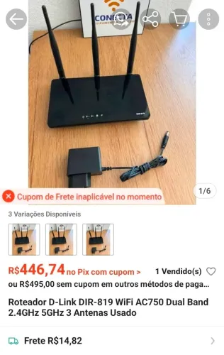 ROTEADOR WIFI D-LINK DIR819