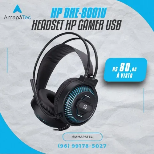 Headset Gamer HP DHE-8001U RGB