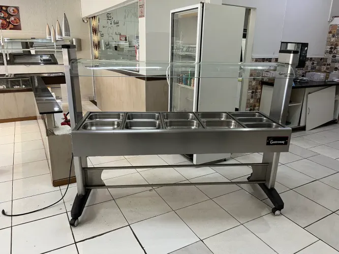 Buffet Térmico Gastromaq BTE 10 SL 10 Cubas 220V Inox