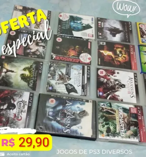 Jogos de PS3 diversos