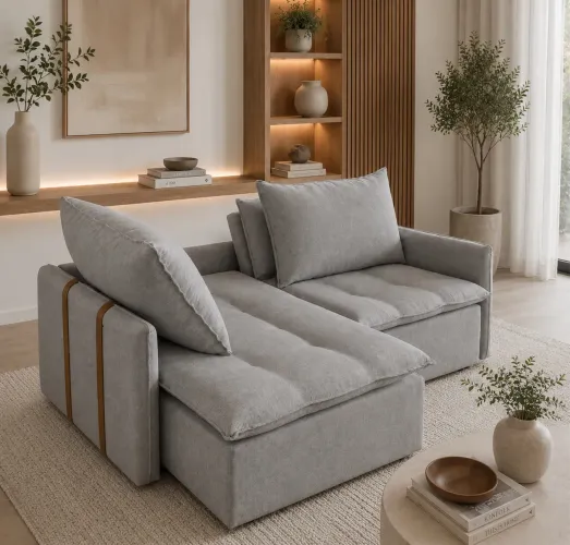 Sofá Cama Linho Novo PRONTA ENTREGA