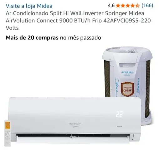 Ar Condicionado Split Novo