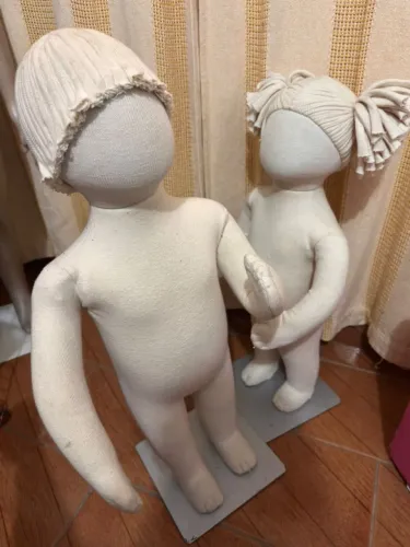 Manequim infantil de pano (masculino e feminino)