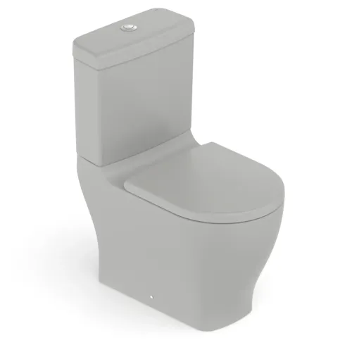 Kit Vaso Sanitário Com Caixa Acoplada E Itens Slim Stone Celite