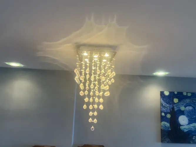 Lindo lustre de cristal 