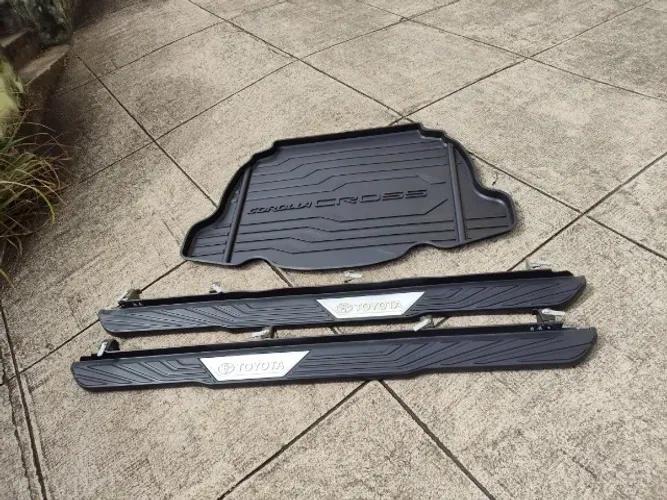 Kit estribo e protetor porta malas