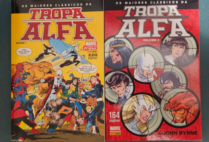 Os Maiores Clássicos da Tropa Alfa - John Byrne - vol 1 e 2