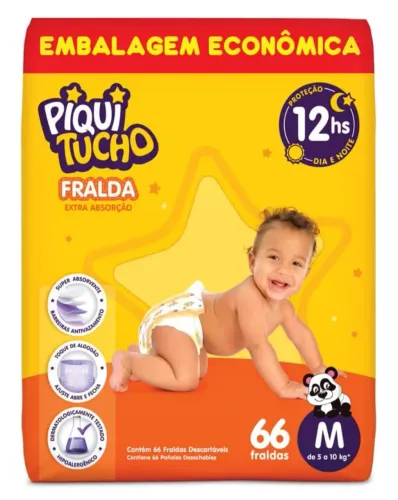 Fralda Infantil Piquitucho Baby M/66