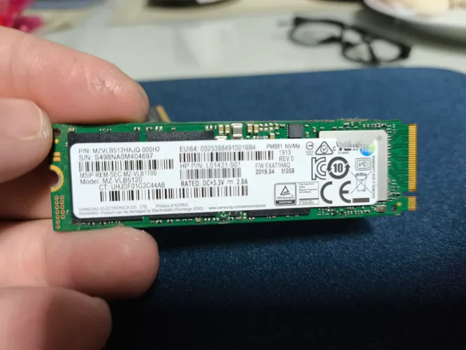 SSD NVMe 512GB Samsung 
