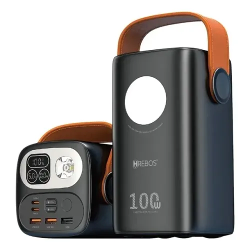 Power Bank Hrebos 60.000mah 100w Pb-999 Para - Starlink Mini