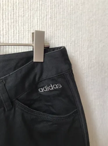 Calça Adidas Sarja, Preta - Usada