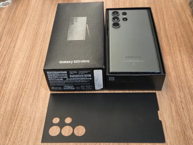 S23 ultra 256gb verde (com nota fiscal)