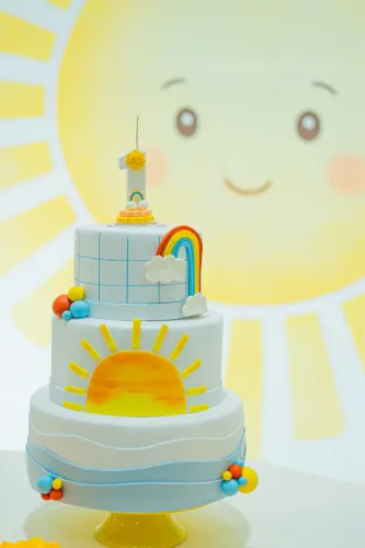 Bolo Fake Primeira Volta ao Sol