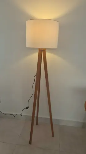 Abajur de chão luminária com cúpula