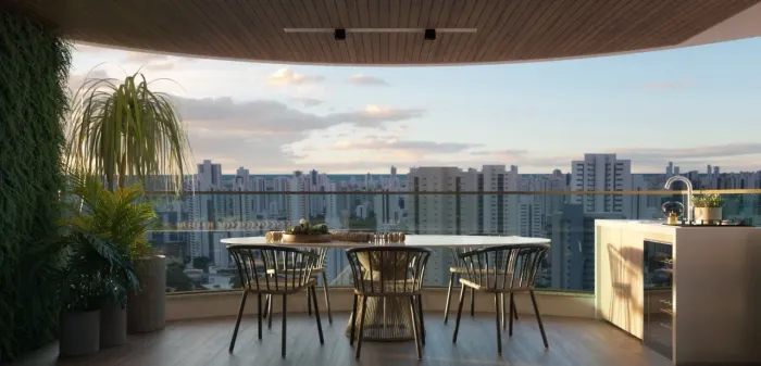 Apartamento/3Qts sendo os 3 Suíte/ Casa Amarela