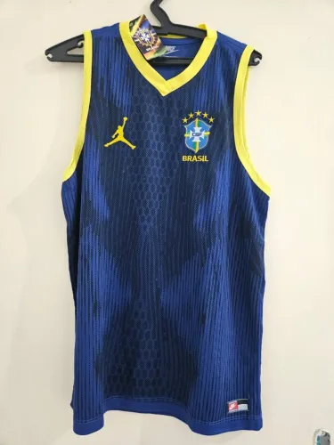 Camisa do Brasil Regata azul