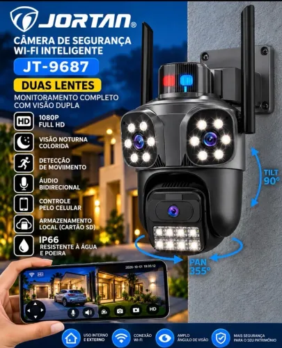 Câmera Novas Entregamos com foco duplo