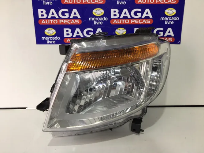 Farol Esquerdo Ford Ranger 2013 2014 2015 2016 Cromado Original BG220