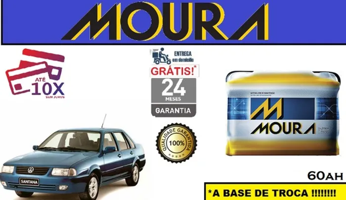 Bateria Moura Santana 60Ah 12v