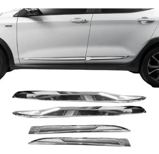 Friso Lateral Fiat Argo Modelo Original - Cromado