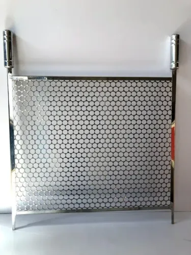 Grelha Tela Moeda Inox 60x40cm Reforçada