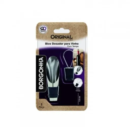 Dosador Para Vinho Com Tampa Original Line