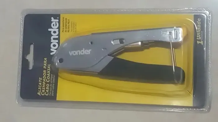 Alicate Crimpador Vonder na embalagem(novo)